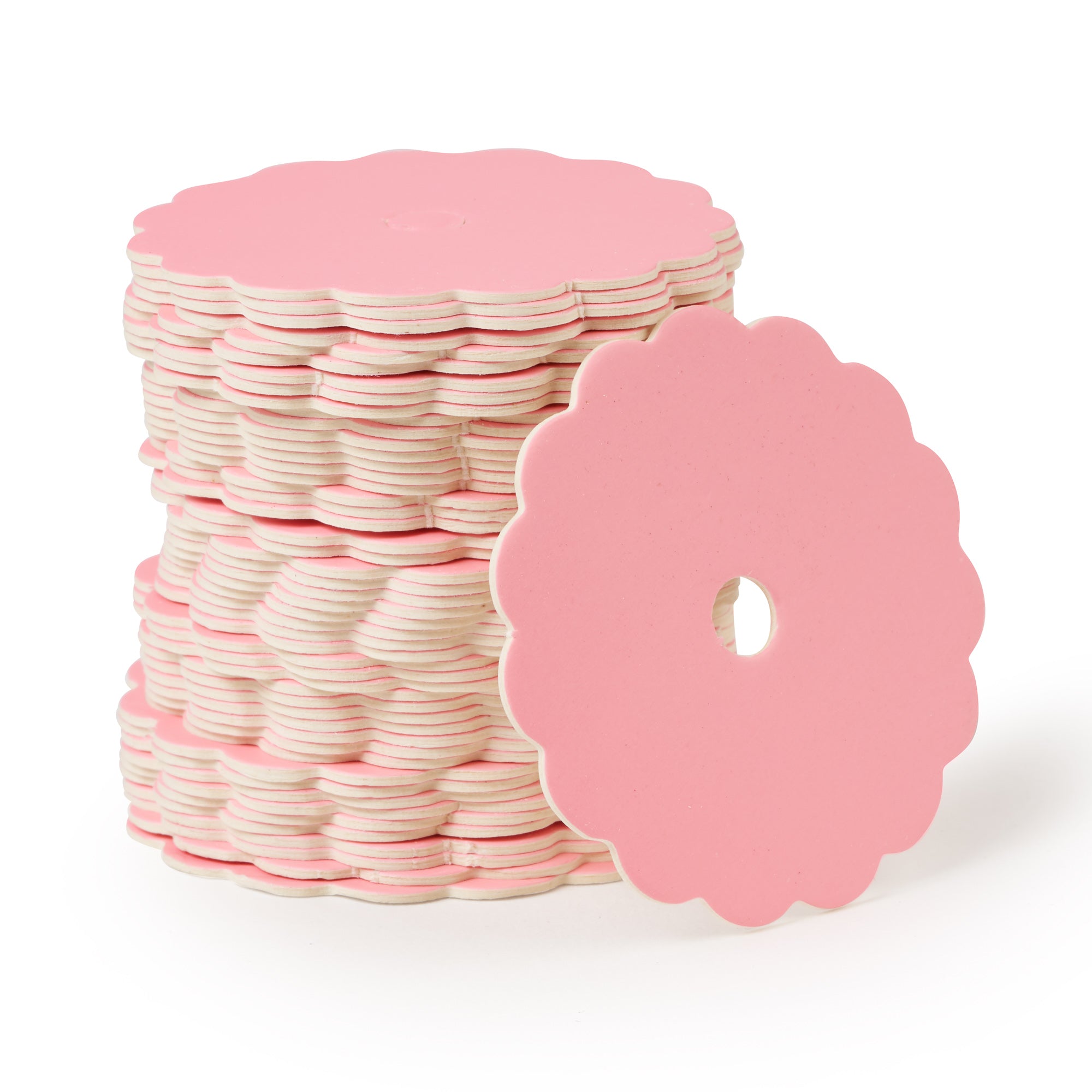 SCALLOPED EDGE CAKE POP BOARDS, PINK (50pcs) MyLittleCakepopWholesale