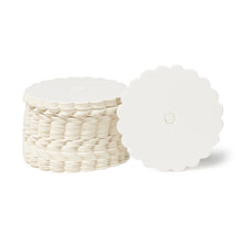 Load image into Gallery viewer, Cake Pop Boards, Scalloped Edge (50pcs, White, Large) (BUY IN GROUPS OF 2)