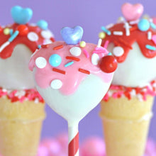 Load image into Gallery viewer, CAKE POP MOLD, HEART (buy in groups of 6)