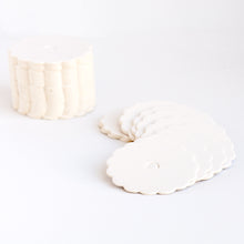 Load image into Gallery viewer, SCALLOPED EDGE CAKE POP BOARDS, WHITE (50pcs) (buy in groups of 2)