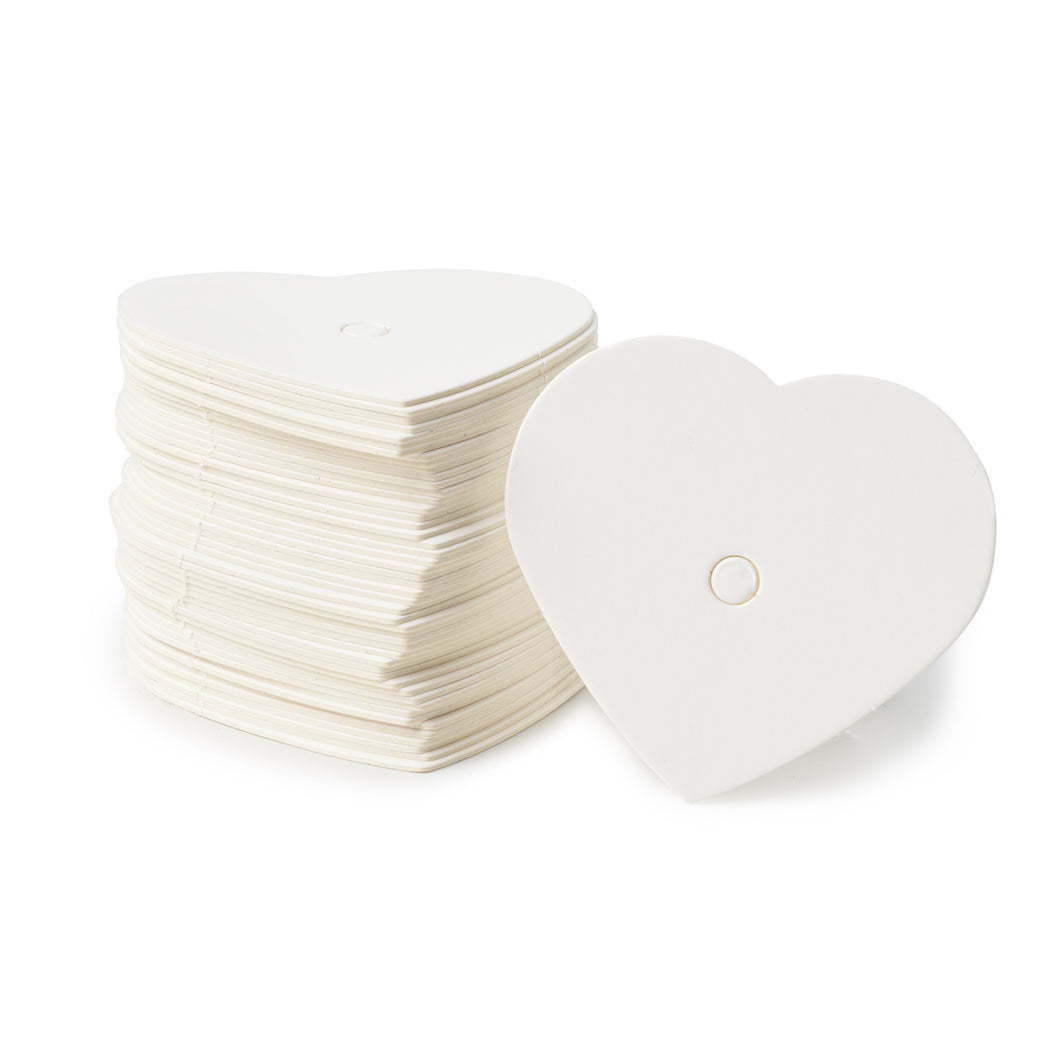 Cake Pop Boards, Heart (50pcs), White (NEW)