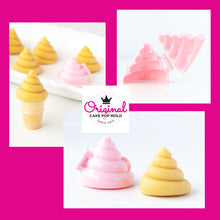 Load image into Gallery viewer, CAKE POP MOLD, ICE CREAM SWIRL/POOP (buy in groups of 6)
