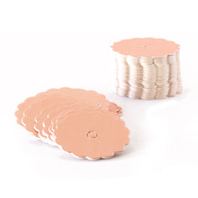 Load image into Gallery viewer, SCALLOPED EDGE CAKE POP BOARDS, ROSE GOLD (50pcs)
